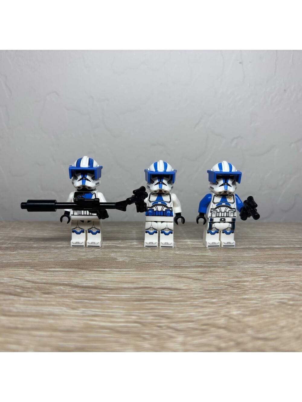 LEGO Star Wars 501st Heavy Trooper Minifigure Lot 3x sw1248 Visor Blasters 75345